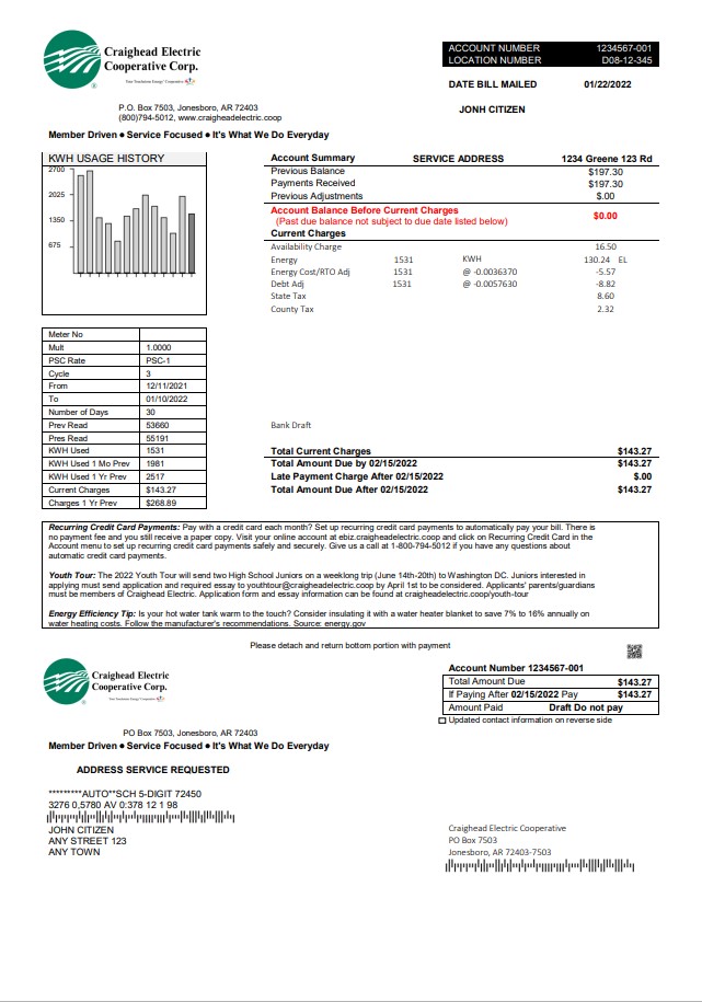  Minol USA business utility bill 